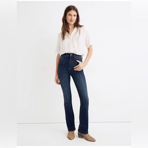 NWT Madewell Skinny Flare Jeans in Lasalle Wash size 25